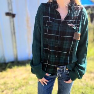 Sweater Flannel Rework